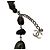 Collar Statement Chanel Haute Couture Otoño Invierno 2006 con logo CC, piedras multicolores y cristales - vista 6