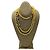Collana lunga di perle Chanel Vintage 2001 crema con logo Coco CC e dettagli dorati Beige