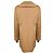 Akris Punto Camel Knit Trimmed Button Front Wool Coat - view 3