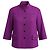 Akris Punto Magenta Button Front Wool and Angora Jacket Purple