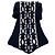 Chanel Navy / Ecru 2018 Strickkragen aus Wolle und Kaschmir Marineblau