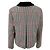 Chaqueta Akris Punto Black / Red / White Houndstooth con cuello de pana Negro - vista 3