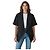 Vera Wang Charcoal Grey Sequin Embellished Short Sleeved Wool Jacket - view 5