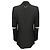 Tibi Marlon Blazer aus schwarzer Tropical Wool mit Cut-out-Ärmeln - Ansicht 3