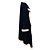 Chanel Navy / White 2016 Kaschmir Strick Long Cardigan mit silbernen CC Logo Knöpfen Marineblau - Ansicht 2