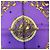 Hermès Hermes Purple / Gold Multi Cosmos Print Seidentwill-Schal Lila - Ansicht 4