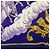 Hermès Hermes Purple / Gold Multi Cosmos Print Seidentwill-Schal Lila - Ansicht 6