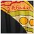 Hermès Hermes Black Multi Les Printemps de Thera plissierter Seidentwill-Schal Mehrfarben - Ansicht 7