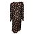 Céline Vestido Jabot de Georgette de Seda Floral Multi Negro Celine - vista 3