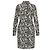 Vestido midi Dries Van Noten con estampado de mariposas negro / blanco - vista 3