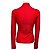 Salvatore Ferragamo Top stretch in nylon a maniche lunghe Ferragamo rosso con cristalli - vista 3