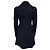 Prada Navy Blue Structured Wool Coat - view 3