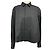 Camisa plisada a cuadros gris carbón Sacai