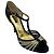 Sandali Dolce & Gabbana in pelle e mesh con cristalli neri Nero