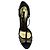 Sandali Dolce & Gabbana in pelle e mesh con cristalli neri Nero - vista 4