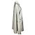 Saint Laurent Silver Metallic Zip Front Leather Cape Silvery - view 2