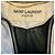 Saint Laurent Silver Metallic Zip Front Leather Cape Silvery - view 4