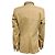 Giacca blazer in cotone a spina di pesce beige / marrone Brunello Cucinelli - vista 3
