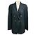 Brunello Cucinelli zweireihiger Wollblazer in Anthrazitgrau mit Monili