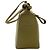 Borsa Hobo Mini Hammock in pelle di vitello classica Loewe Light Green / Putty Verde - vista 3
