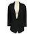 Maison Martin Margiela Giacca Blazer in Lana a Due Pezzi Sovrapposti Nera Nero