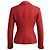 Akris Red Zip Front Silk Lined Wool Tweed Jacket - view 3