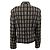 Etro Black / Beige Wool Windowpane Check Jacket - view 3