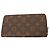 Cartera larga Zippy Monogram Louis Vuitton marrón Castaño - vista 2