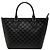 Borsa tote convertibile Small Guccissima Gucci nera Nero