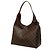 Borsa Hobo Louis Vuitton Monogram Flower Marrone - vista 2
