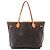 Borsa Tote Louis Vuitton Monogram Neverfull MM Marrone