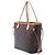 Borsa Tote Louis Vuitton Monogram Neverfull MM Marrone - vista 2