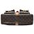 Borsa Louis Vuitton Monogram Manhattan GM Marrone - vista 3