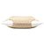 Borsa a tracolla Fendi Zucchino Canvas White con tasca chef Bianco - vista 3
