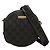 Borsa a tracolla rotonda Gucci GG Canvas nera Nero