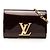 Borsa a tracolla Louis Vuitton Vernis Louise Chain MM rossa Rosso