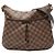 Borsa a tracolla Louis Vuitton Damier Ebene Bloomsbury PM Marrone
