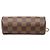 Borsa a mano Louis Vuitton Damier Ebene Papillon Pochette Marrone - vista 3