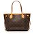 Borsa Tote Louis Vuitton Monogram Neverfull PM Marrone