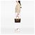 Borsa Tote Louis Vuitton Monogram Neverfull PM Marrone - vista 7