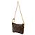 Borsa a tracolla Louis Vuitton Monogram Pochette Milla PM Marrone - vista 2