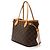 Borsa Tote Louis Vuitton Monogram Neverfull PM Marrone - vista 2