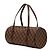 Borsa a mano Louis Vuitton Damier Ebene Papillon 30 Marrone - vista 2