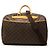 Borsa da viaggio Louis Vuitton Monogram Alize 24 Heures Marrone