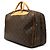 Borsa da viaggio Louis Vuitton Monogram Alize 24 Heures Marrone - vista 2