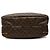 Borsa da viaggio Louis Vuitton Monogram Alize 24 Heures Marrone - vista 3