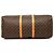 Borsa da viaggio Louis Vuitton Monogram Keepall 60 Marrone - vista 3