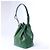 Borsa a tracolla Louis Vuitton Leather Epi Noe in Green Verde - vista 2