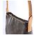Borsa a tracolla Louis Vuitton Monogram Looping MM in Brown Beige - vista 3