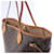 Borsa a spalla Louis Vuitton Monogram Neverfull MM in marrone Beige - vista 3